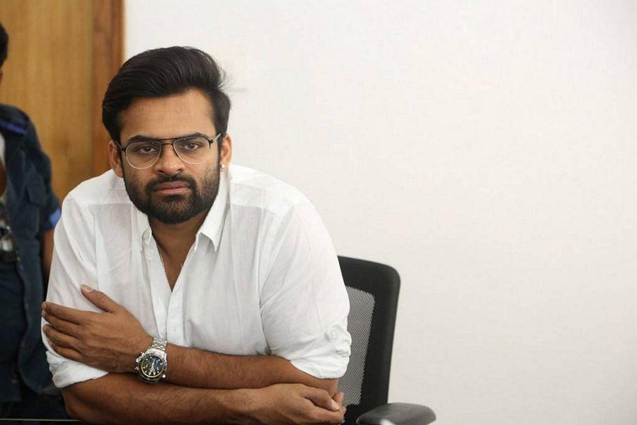 Sai Dharam Tej Stills At Winner Interview