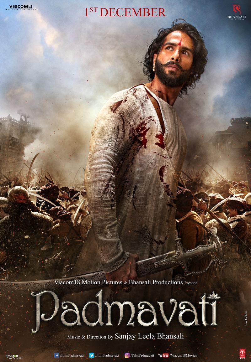 Shahid Kapoor as MahaRawalRatanSingh for Padmavati Posters is out!