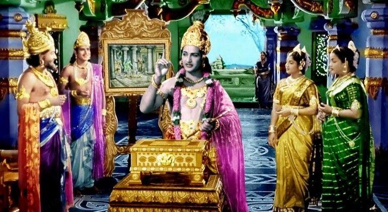 Sr Ntr's Lord Krishna Viswa Roopam Photos