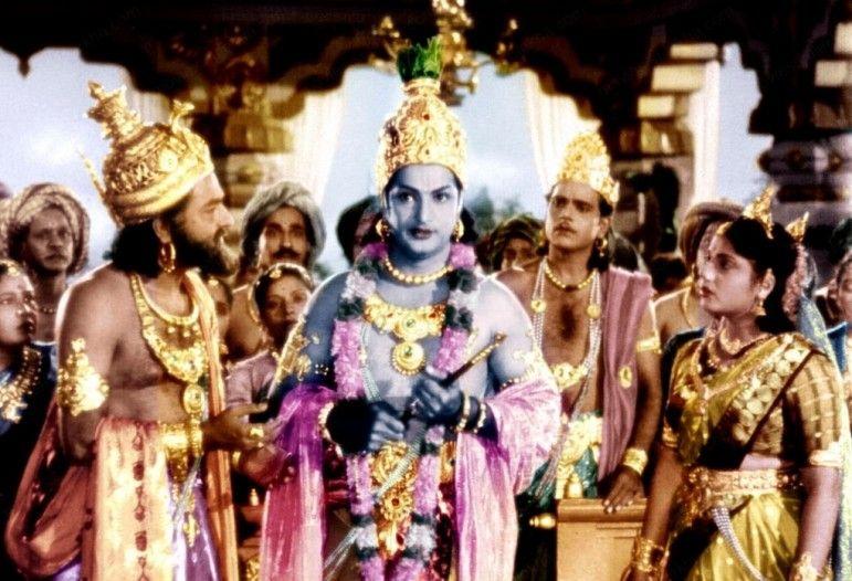 Sr Ntr's Lord Krishna Viswa Roopam Photos