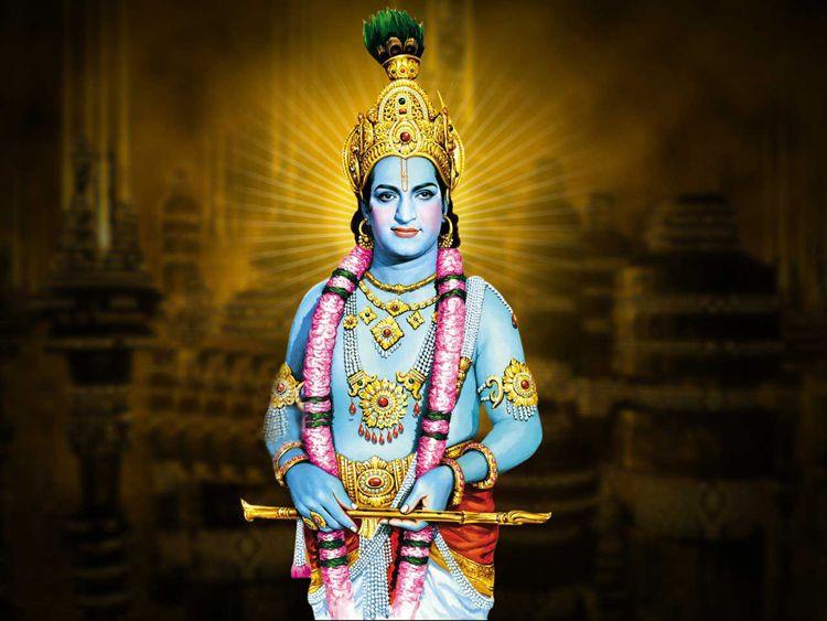 Sr Ntr's Lord Krishna Viswa Roopam Photos