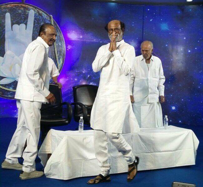 Superstar Rajinikanth at Superstar Fans Meet Today Photos