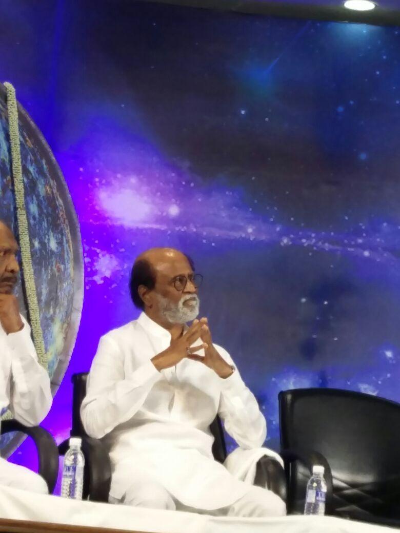 Superstar Rajinikanth at Superstar Fans Meet Today Photos