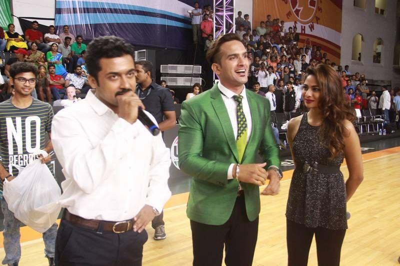 Suriya Stills At UBA Pro Basketball Players Felicitation