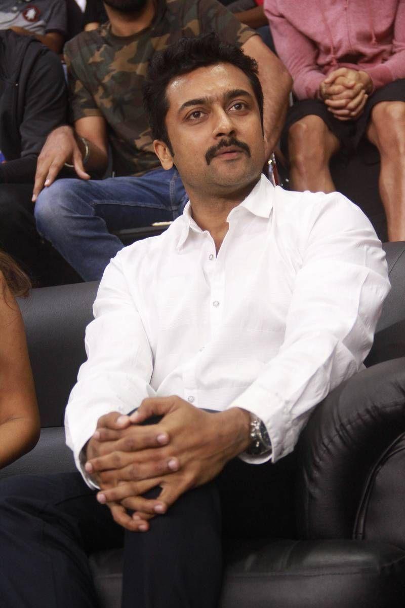 Suriya Stills At UBA Pro Basketball Players Felicitation