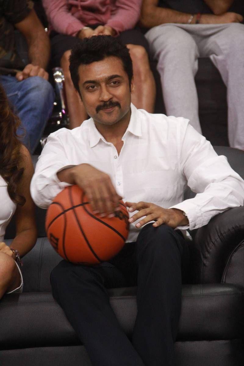 Suriya Stills At UBA Pro Basketball Players Felicitation