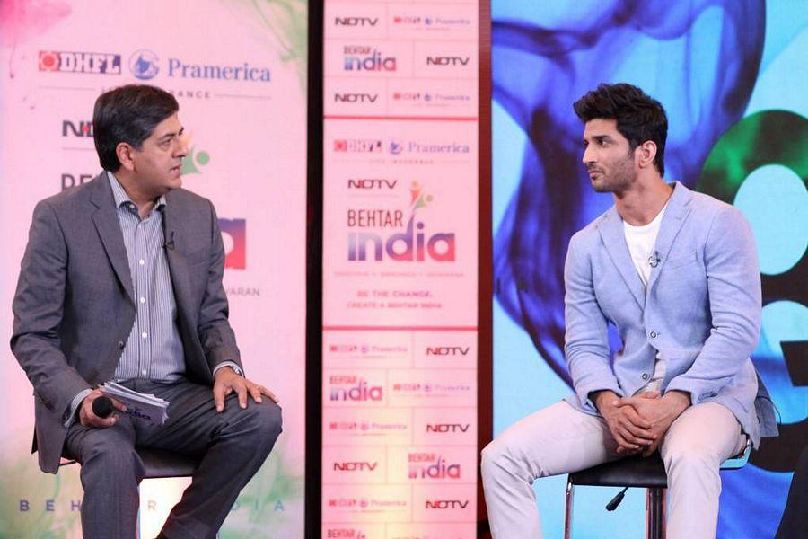 Sushant Singh Rajput Stills At Behtar India Campaign Launch