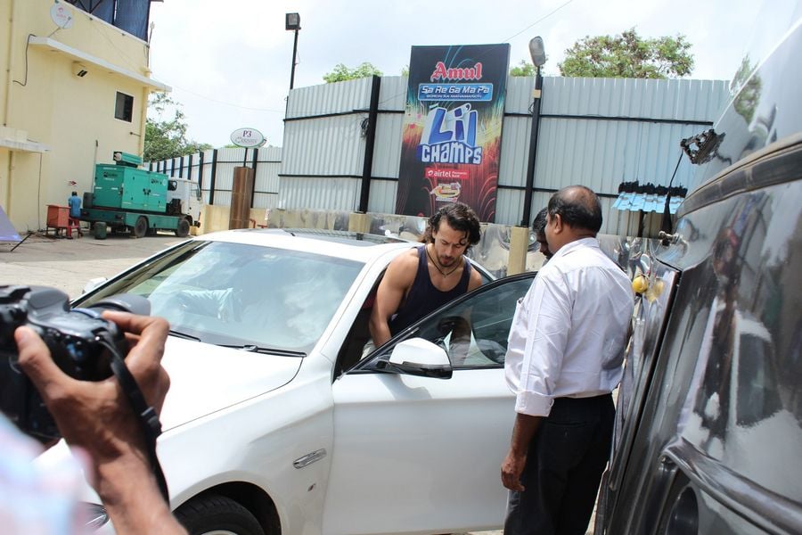 Tiger Shroff Spotted At Technical Rehearsals For Main Hoon Michael Concert