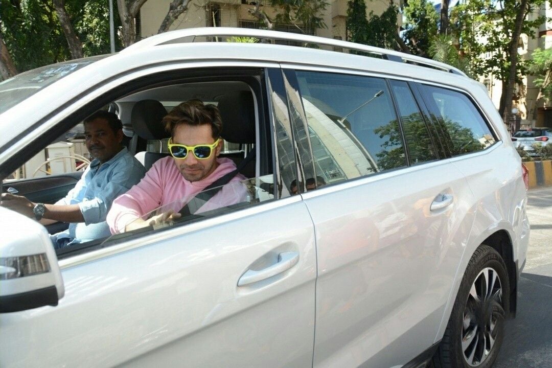 Varun Dhawan seen at Andheri