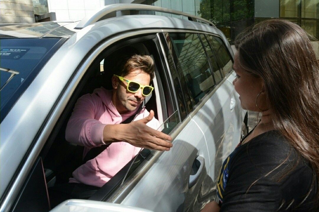 Varun Dhawan seen at Andheri