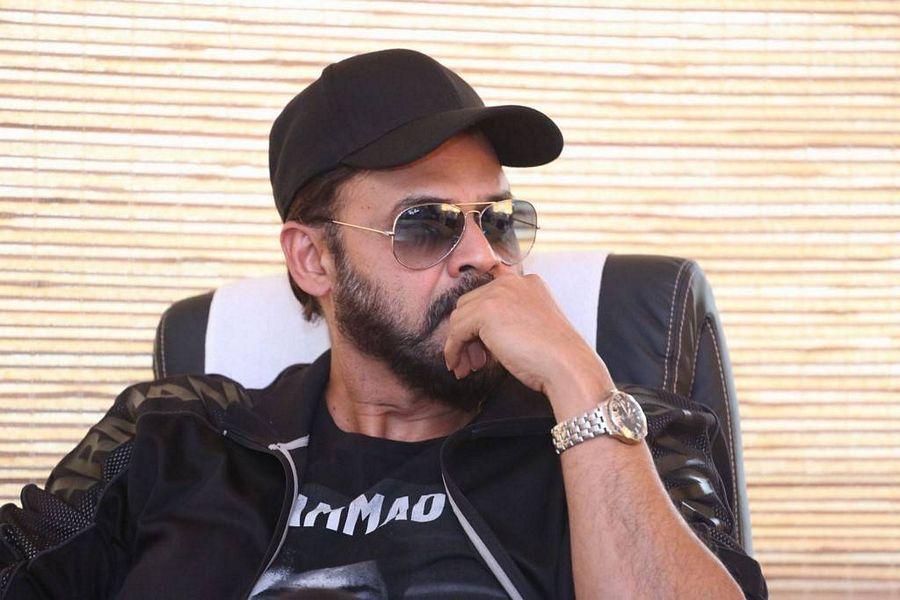 Venkatesh Stills At Guru Interview