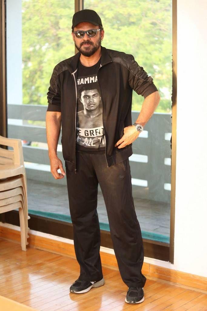 Venkatesh Stills At Guru Interview