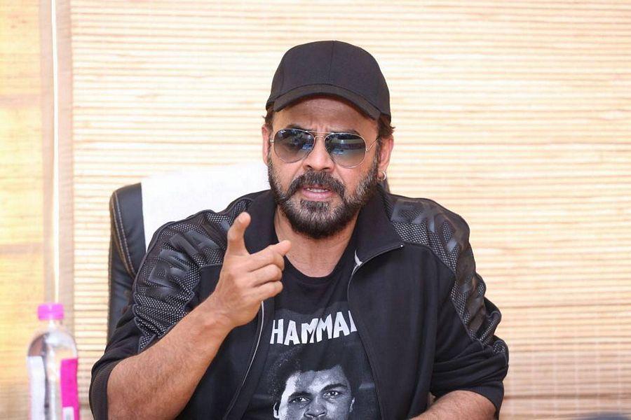 Venkatesh Stills At Guru Interview