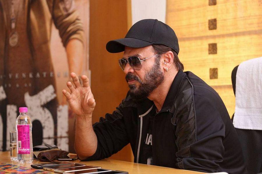 Venkatesh Stills At Guru Interview