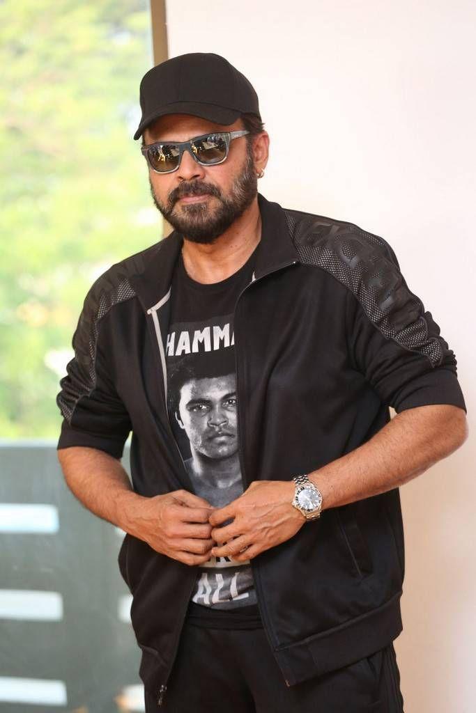 Venkatesh Stills At Guru Interview