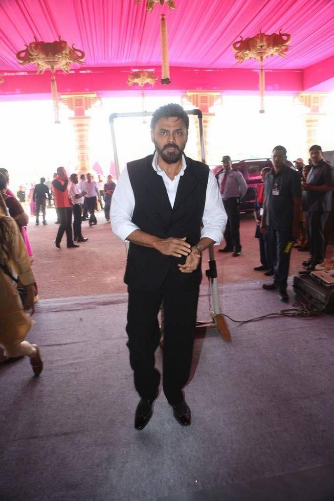 Venkatesh Stills At Subbarami Reddy Grandson Keshav Wedding