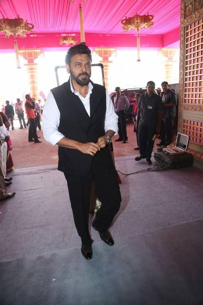 Venkatesh Stills At Subbarami Reddy Grandson Keshav Wedding