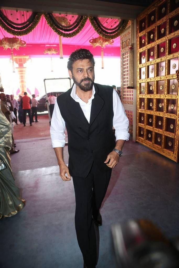 Venkatesh Stills At Subbarami Reddy Grandson Keshav Wedding