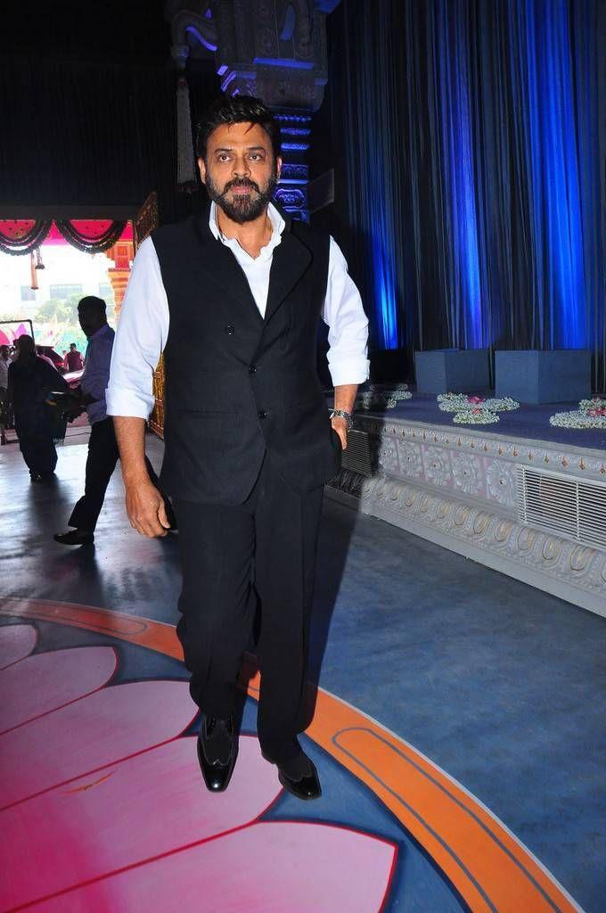 Venkatesh Stills At Subbarami Reddy Grandson Keshav Wedding