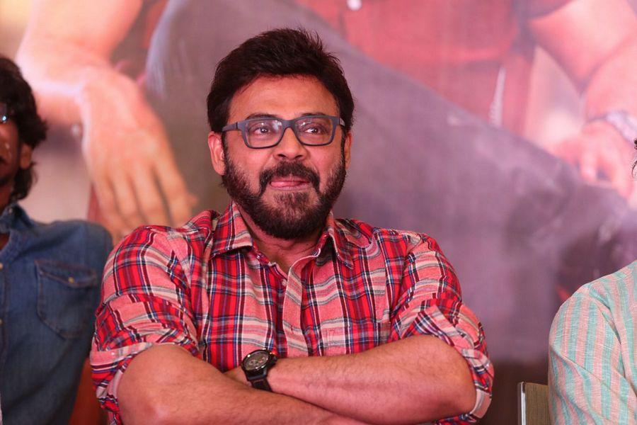 Venkatesh Stills at Babu Bangaram Movie Success Meet
