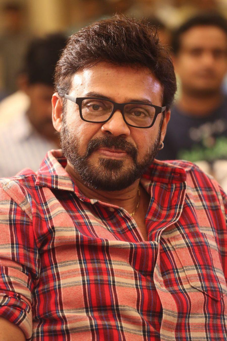 Venkatesh Stills at Babu Bangaram Movie Success Meet