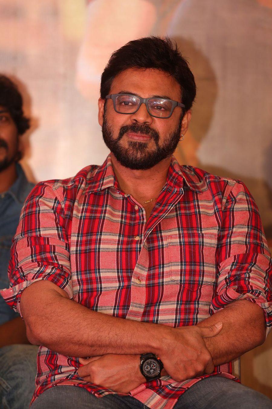 Venkatesh Stills at Babu Bangaram Movie Success Meet