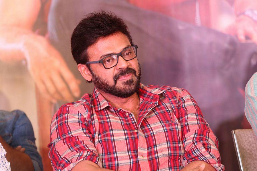 Venkatesh Stills at Babu Bangaram Movie Success Meet