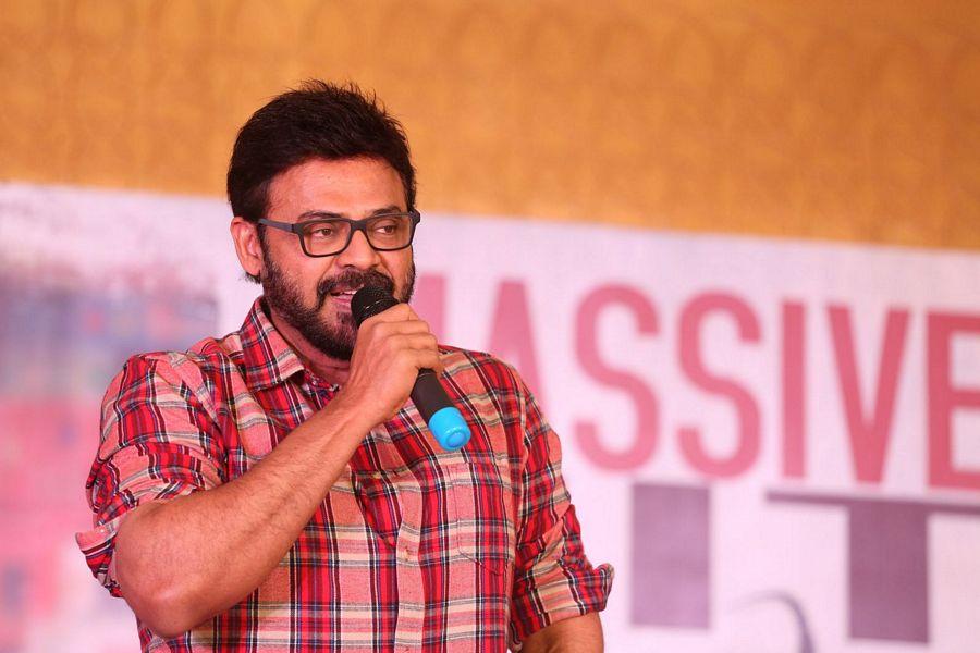 Venkatesh Stills at Babu Bangaram Movie Success Meet