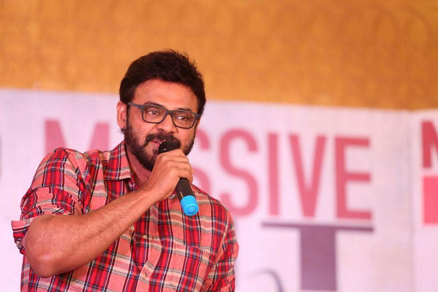 Venkatesh Stills at Babu Bangaram Movie Success Meet