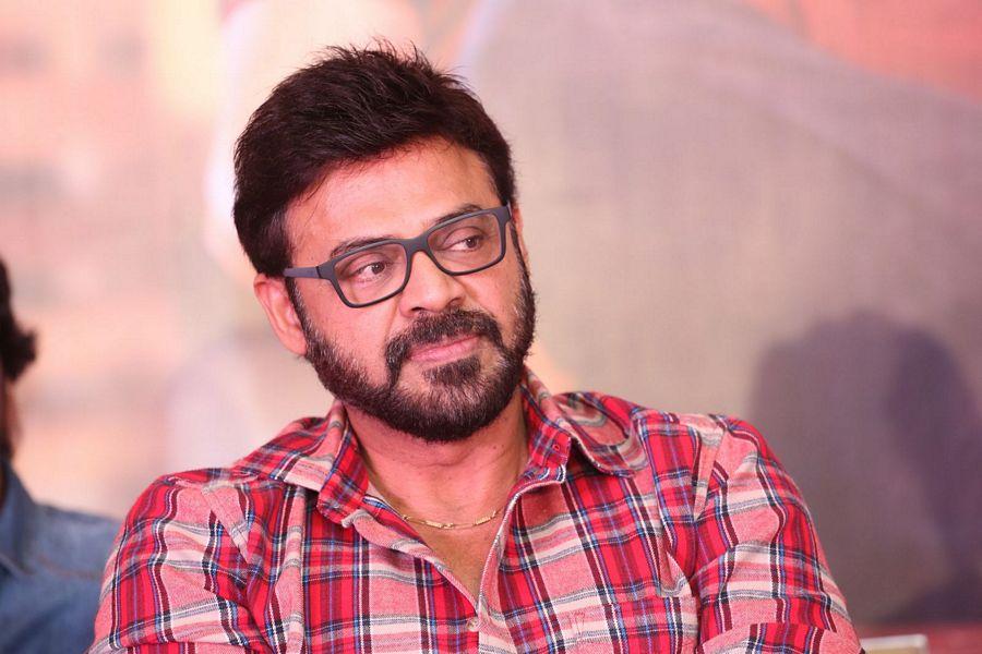 Venkatesh Stills at Babu Bangaram Movie Success Meet