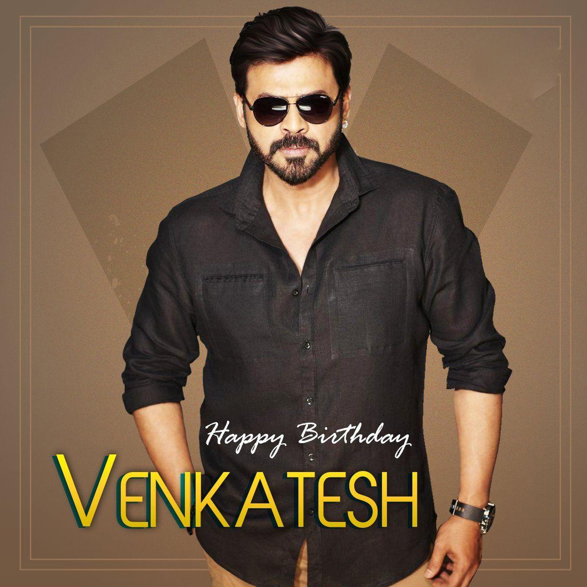 Victory Venkatesh Latest Stylish Birthday Wishes Posters