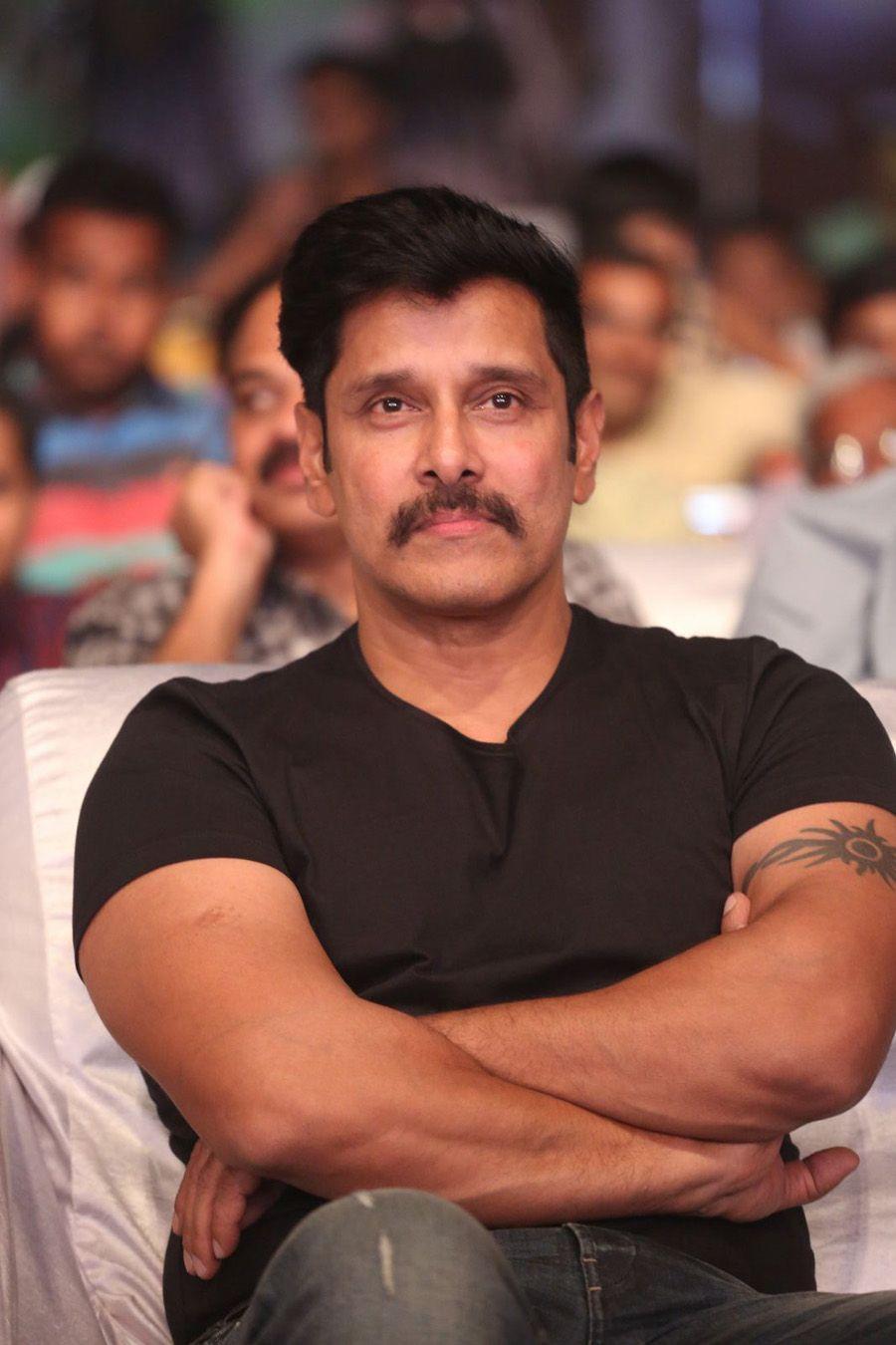 Vikram Latest Stills at Inkokkadu Audio Launch