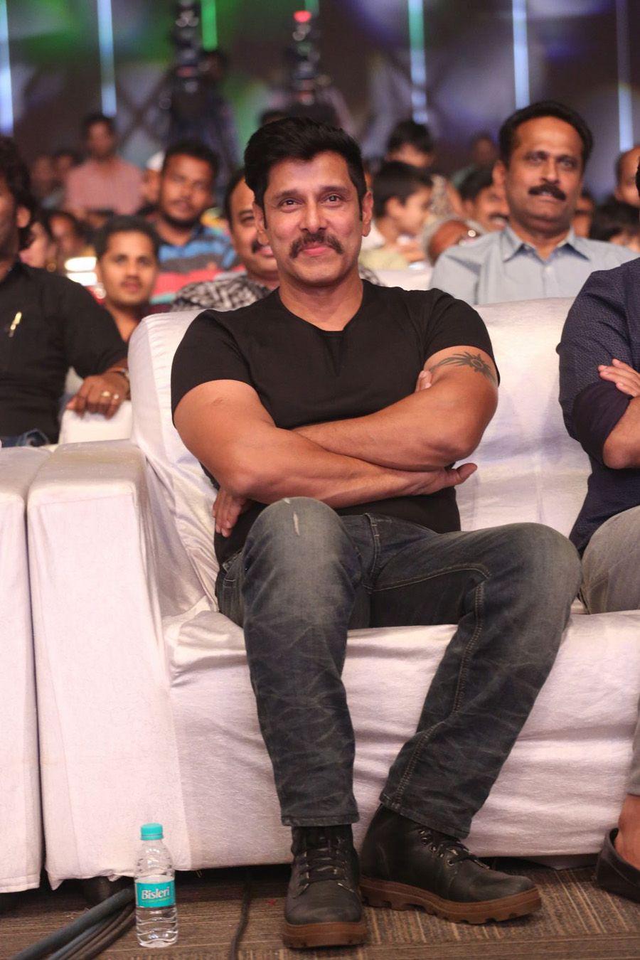 Vikram Latest Stills at Inkokkadu Audio Launch