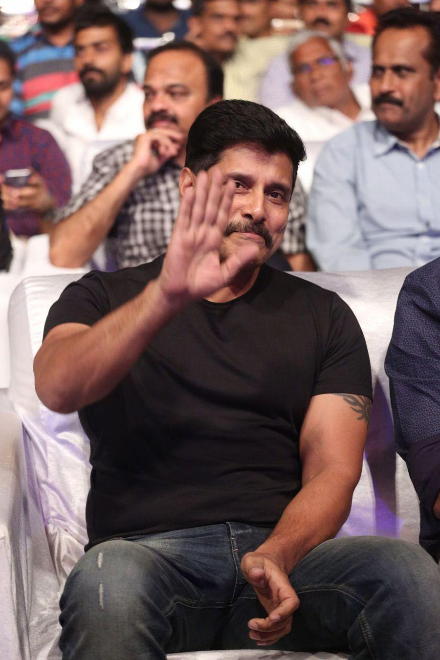 Vikram Latest Stills at Inkokkadu Audio Launch