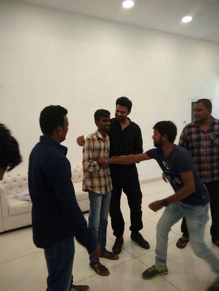 Young Rebel Star Prabhas Fans Meet Photos