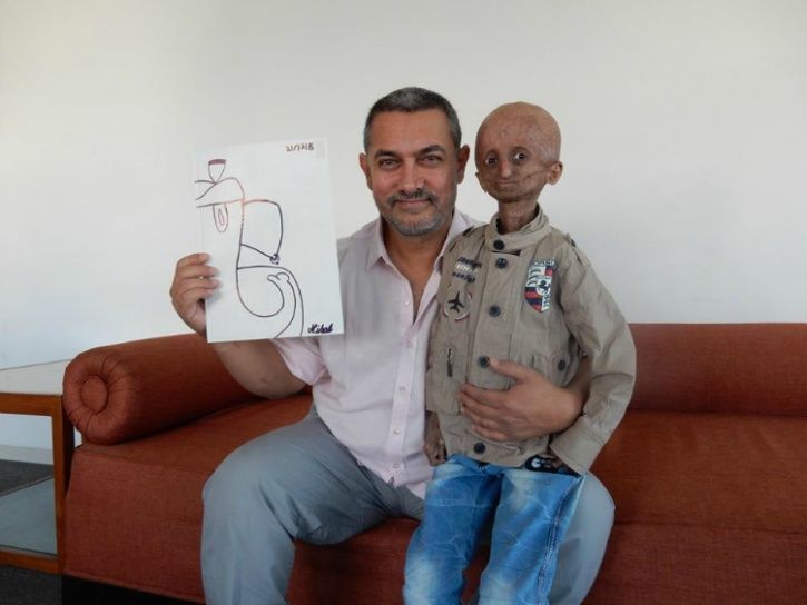 Aamir Khan Met The 14YearOld Kid Suffering From Progeria