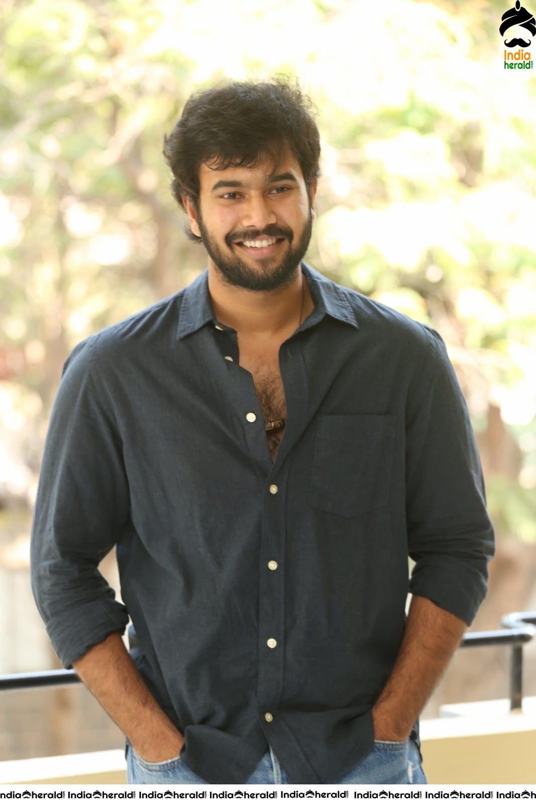 Actor Rahul Vijay Latest Photoshoot Stills during a Press m
