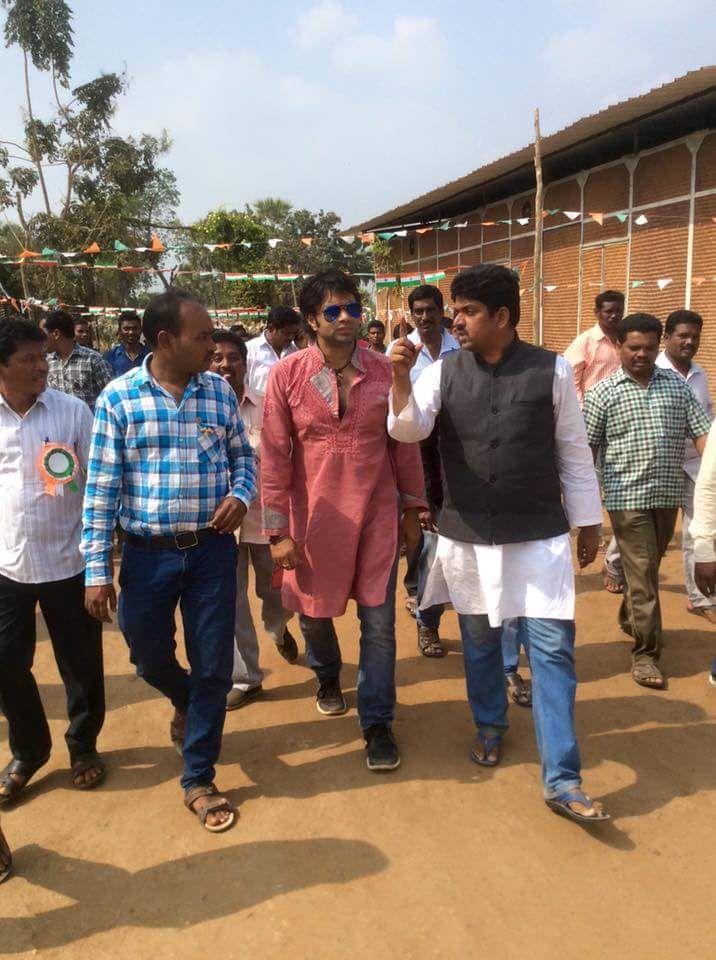 Aditya Om Visited Cherupally Village