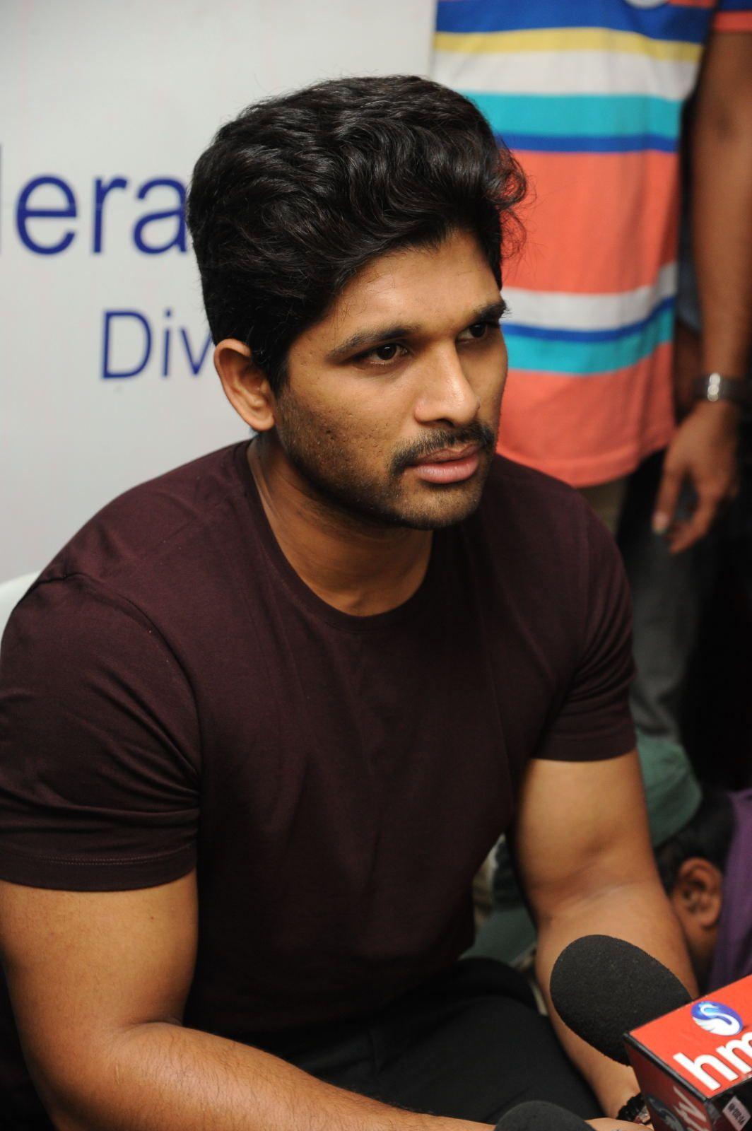 Alluarjun At Make a Wish Foundation