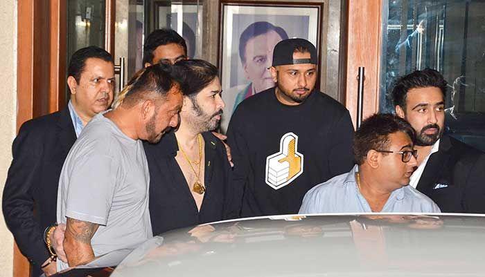 Celebrities Meet At Sanjay Dutt House