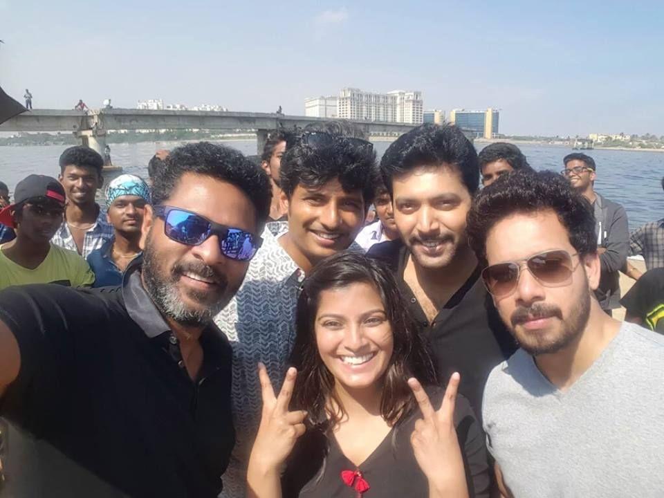 Chiyaan Vikram at Spirit Of Chennai Song Shooting Spot Photos