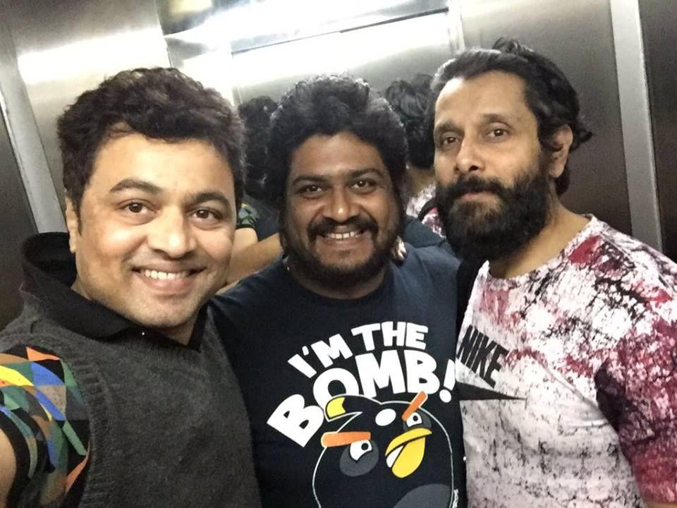 Chiyaan Vikram at Spirit Of Chennai Song Shooting Spot Photos