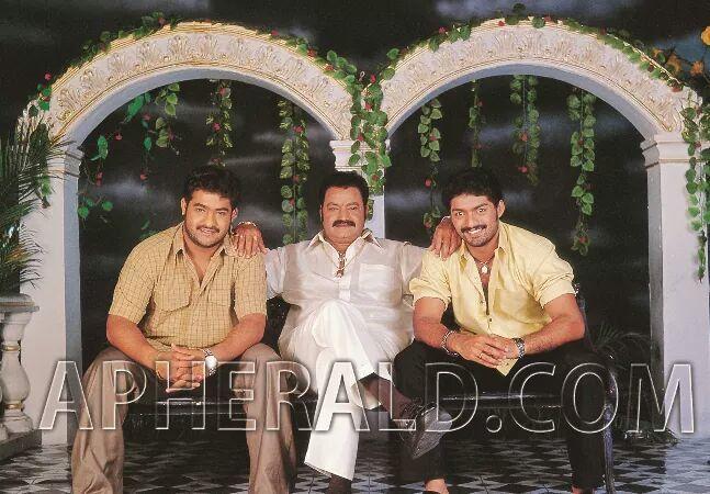 Jr NTR, Kalyan Ram & Hari Krishna Rare Pics & Janaki Ram With his two Brothers