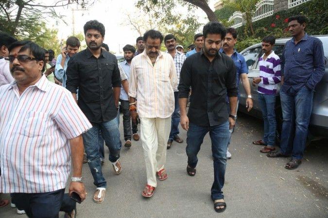 Jr NTR, Kalyan Ram & Hari Krishna Rare Pics & Janaki Ram With his two Brothers