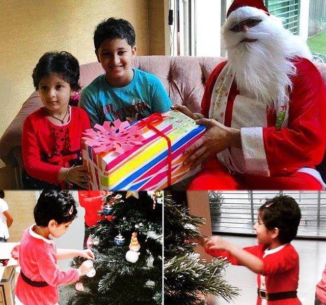 Mahesh Babu and his family Celebrate Christmas Photos