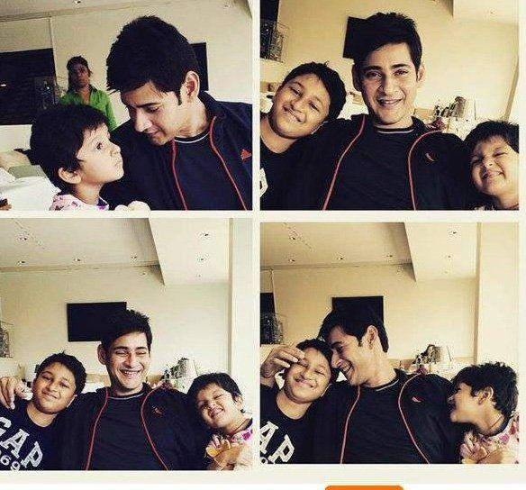 Mahesh Babu Family Pics