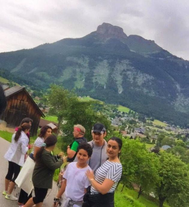 Mahesh Babu rare pics of family vacations photos