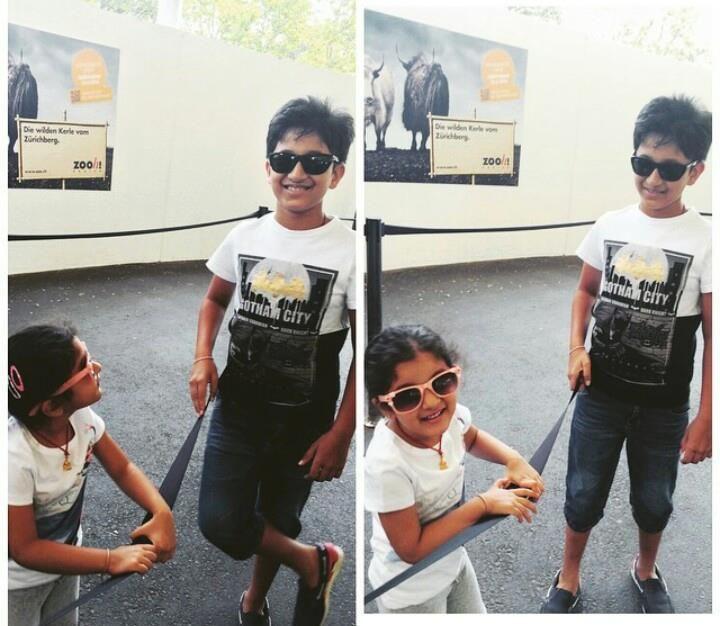 Mahesh Babu Son and Daughter Rare Photos