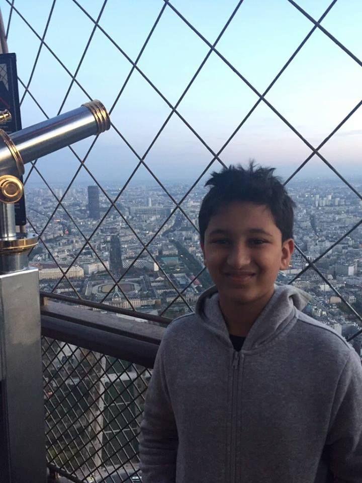 Mahesh Babu Son At Eiffel Tower