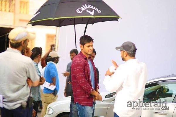 Mahesh Babu Tata Sky Ad working stills